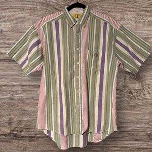 Vintage Duck Head Multicolor Striped Men's Shirt